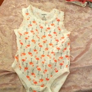 Flamingos onesie